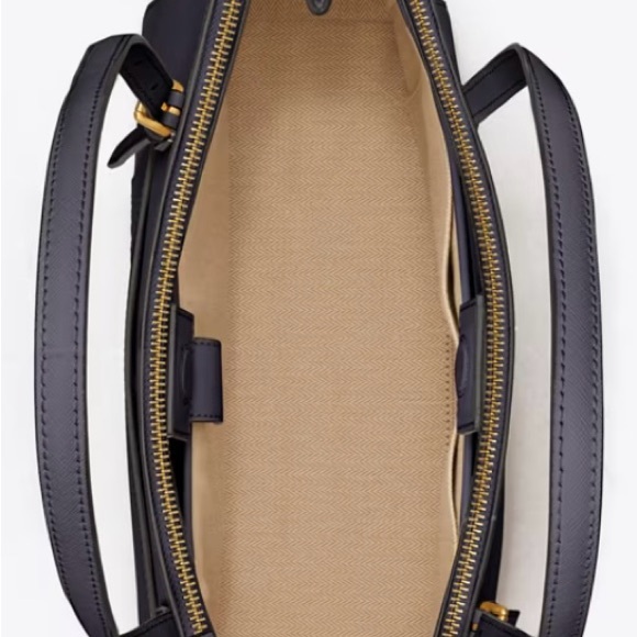 Tory Burch Emerson Tote in Black - Picture 2 of 11